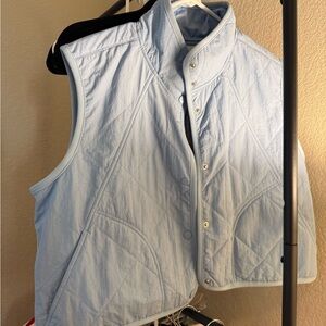 Thread Supply -Light Blue Quilted Vest
